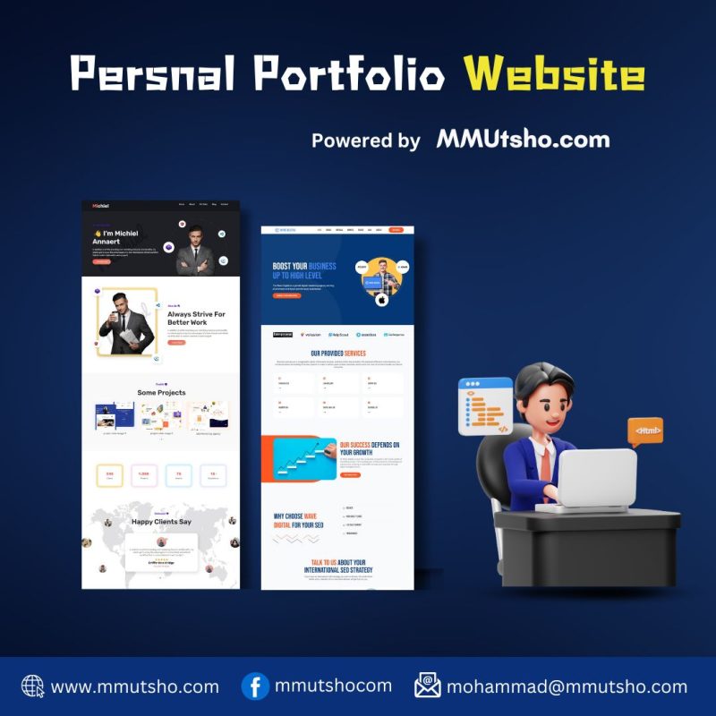 Personal Portfolio Website Decvelopment by MMUtsho